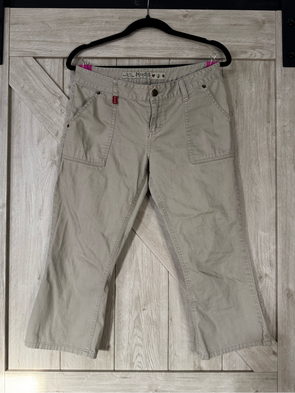 y2k mudd jeans capri - size 9